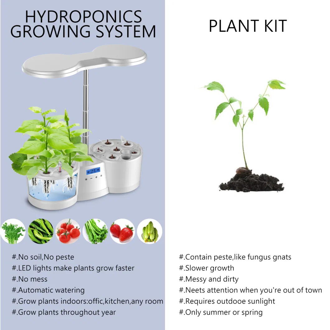 Factory OEM/ODM Hydroponics Growing System Smart Garden Intelligent Indoor Planters